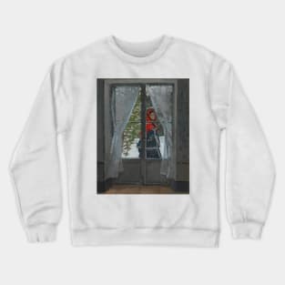 The Red Kerchief by Claude Monet Crewneck Sweatshirt